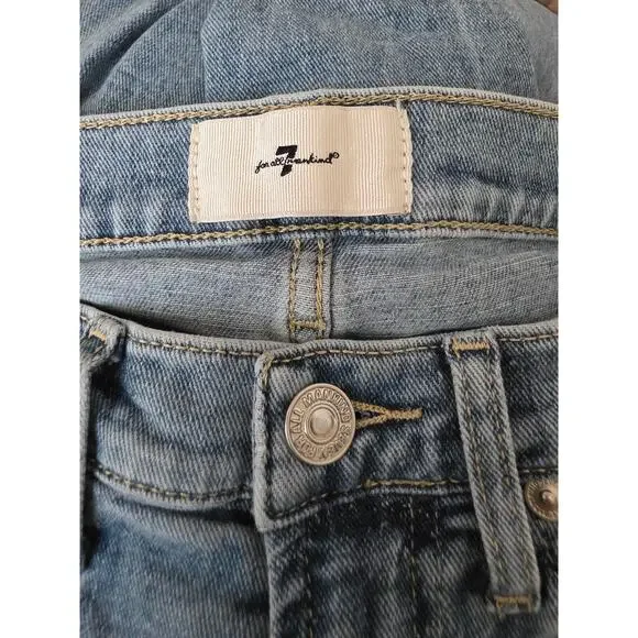 New 7 for All Mankind Size 24 Roxanne Ankle Bailey Current - Picture 7 of 10